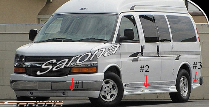 Custom Gmc Van All Styles Body Kit 2003 2019 1190